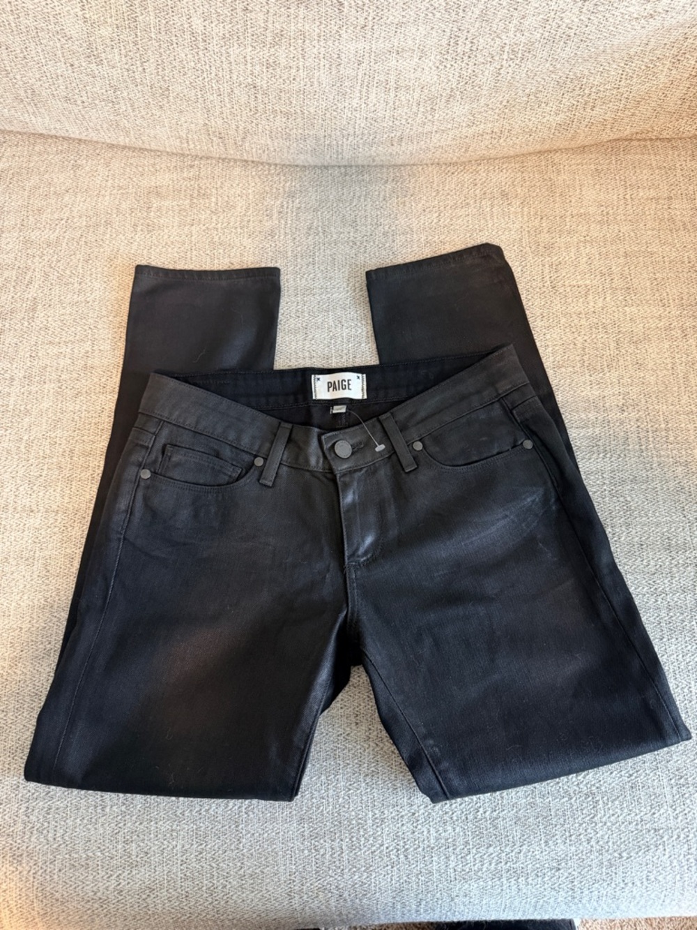 PAIGE Black Skinny Jeans